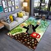 "Cartoon Mole with Flowers" Suitable As a Non-slip Mat for the Living Room or Bedroom Sofa