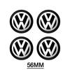4Pcs Car Styling Wheel Hub Center Caps Stickers Rim Badge Cover for Volkswagen VW GTI Polo Golf Passat zd7