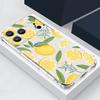 Kersenfruitpatroon Siliconen Telefoonhoesje Voor iPhone 17 Pro Max 16 15 Pro Max 14 13 12 Pro Max 11 Schokbestendig Zacht TPU Transparante Cover