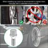 UXCELL Wheel Bolts, 60° Tapered Seat, 17mm Shank, Lug Nuts, Chrome, Wheel Stud Set, M12x1.5, 26mm, 8 Pieces