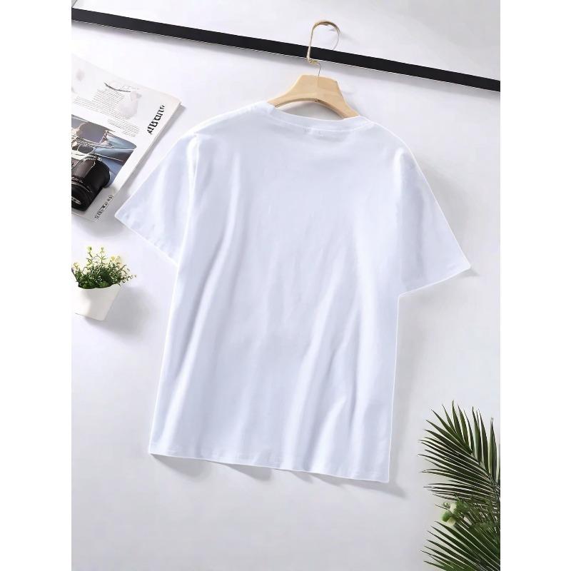 Boys Printed Crewneck Short Sleeve Tee, Comfort Casual Summer Top