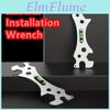 Steel Bathroom Multifunctional Stainless Wrench With Hexagonal Level Rustproof Thickened Design For Shower Installation Plumbing Tools
