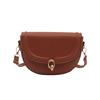 Trendy French Style Chic Saddle Bag For Women With Elegant Pu Material Design