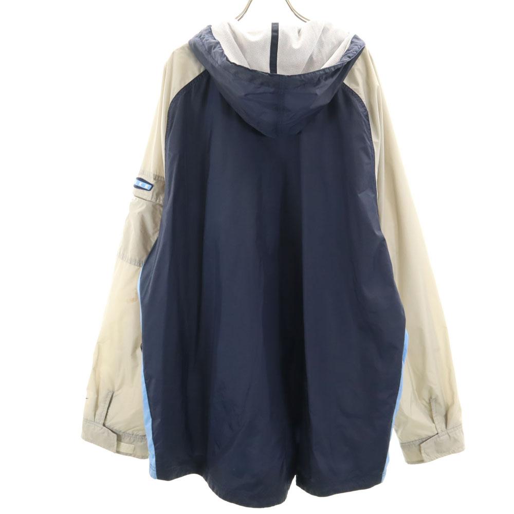 NIKE Old Nylon jacket XXL Navy Hoodie Men's Used