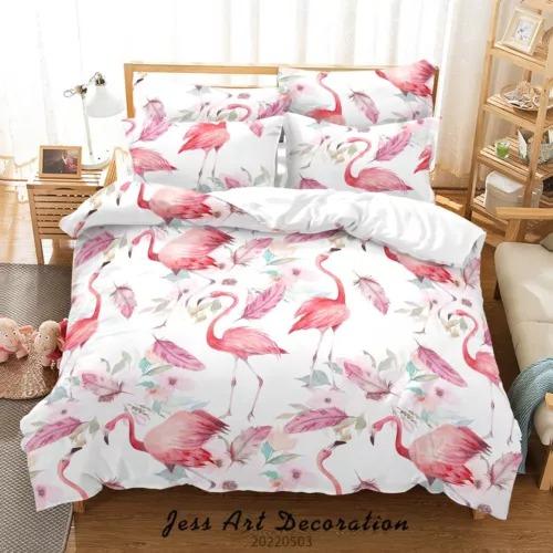 Comforter Flamingo Bed Decoration First Choice Gift Suitable For Children Boys Girls And Adults Comfortable Breathable