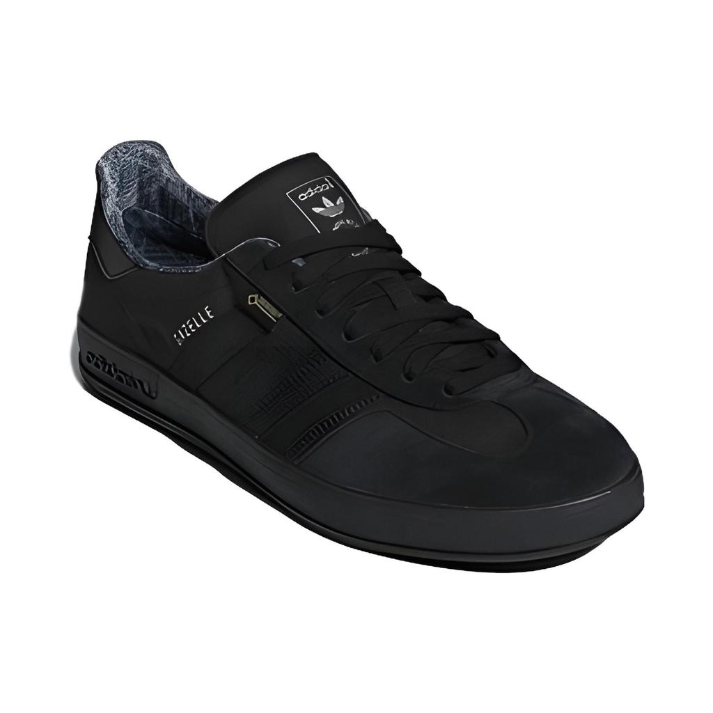 Adidas Originals Gazelle Indoor Fabric Synthetic Leather Comfortable Versatile Durable Lightweight Low-Top Sneakers Men Sneakers Black G25885