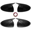For Chevrolet Aveo Sonic 2011-2014 Car Rearview Side Mirror Cover Wing Cap Exterior Door Housing Shell Trim ABS Carbon / Black