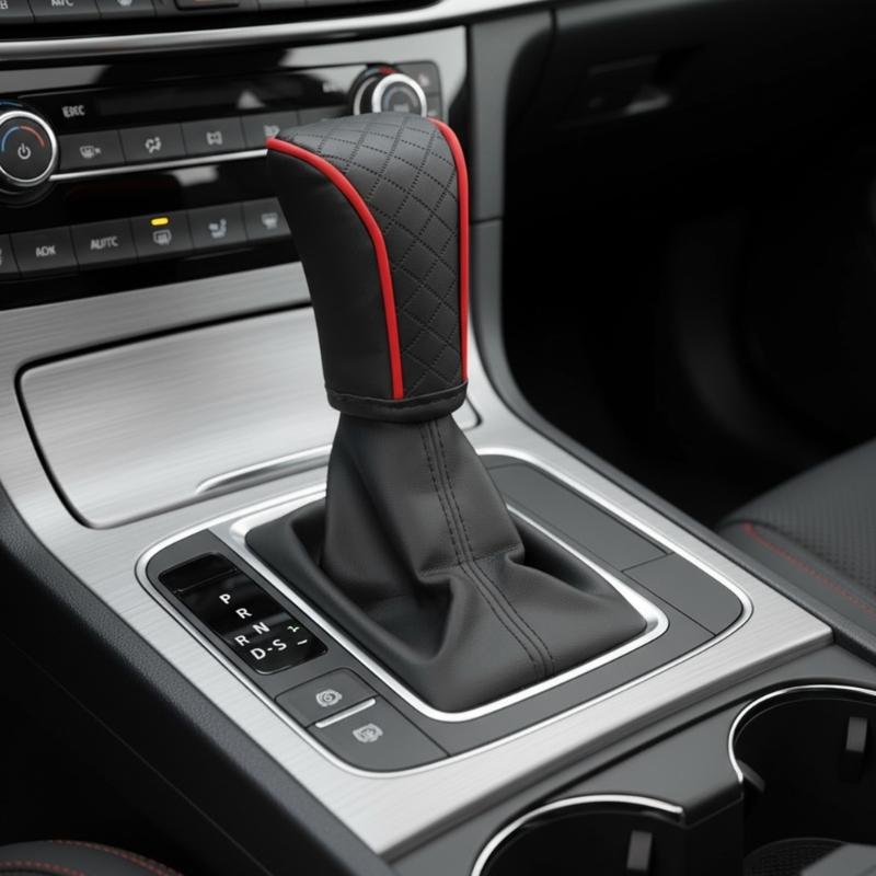 Car Gear Shifts Knob Protector Waterproof Not Slip PU Leather Cover Universal Designs Automotive Shifts Knob Cover 120mm