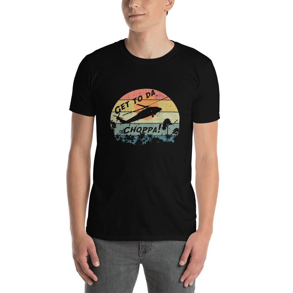 Get To The Chopper funny retro sci-fi movie quote T-Shirt Unisex T-Shirt L