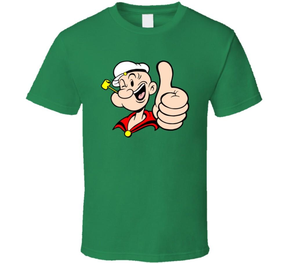 Popeye Cartoon Character T Shirt Unisex T-Shirt M