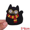 Cute Ghost/Cat Embroidered Patch Cartoon Animal Patch Iron On Patches For Clothing Thermoadhesive Patches For Clothes Jacket DIY