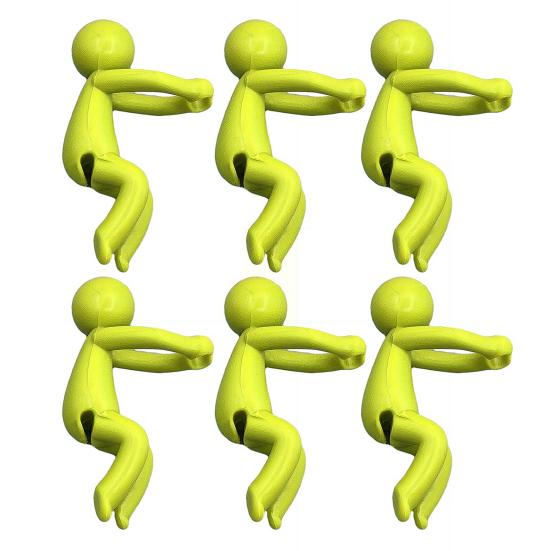 

6 шт. держатель для размножения растений стебли ростки побеги ветки держатель для черенкования растений фиксация 6pcs жёлтый/зелёный