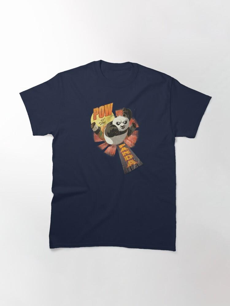 Kung Fu Panda Kung Fu Panda Pow Of The Panda Action Pose Portrait Classic T-Shirt