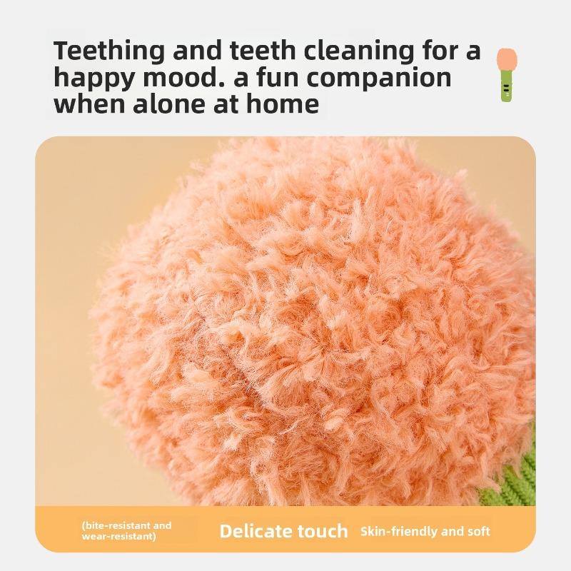 Cat Toy Funny Microphone Chewable Teething Toy Cat Mint Sound-producing Plush Toy