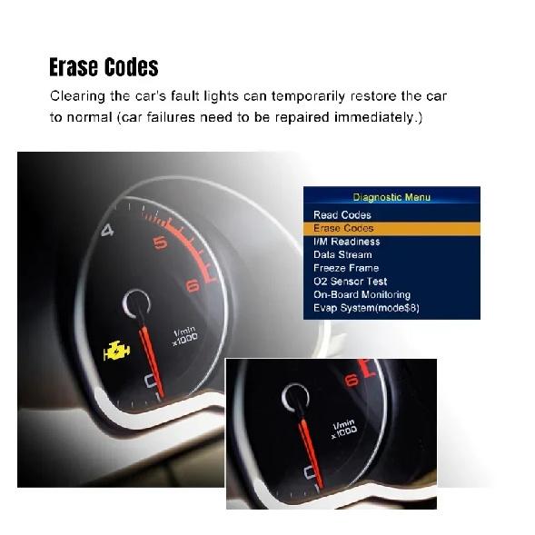 2026 KONNWEI KW320 Car Scanner OBD2 EOBD Fault Diagnostic Tools Professional Auto Scanner Live Data Read Erase Codes DTC Lookup