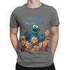 COOOKIE MONSTER Novelty 100 Cotton TShirt sSesame Street Tops Tees For Unisex