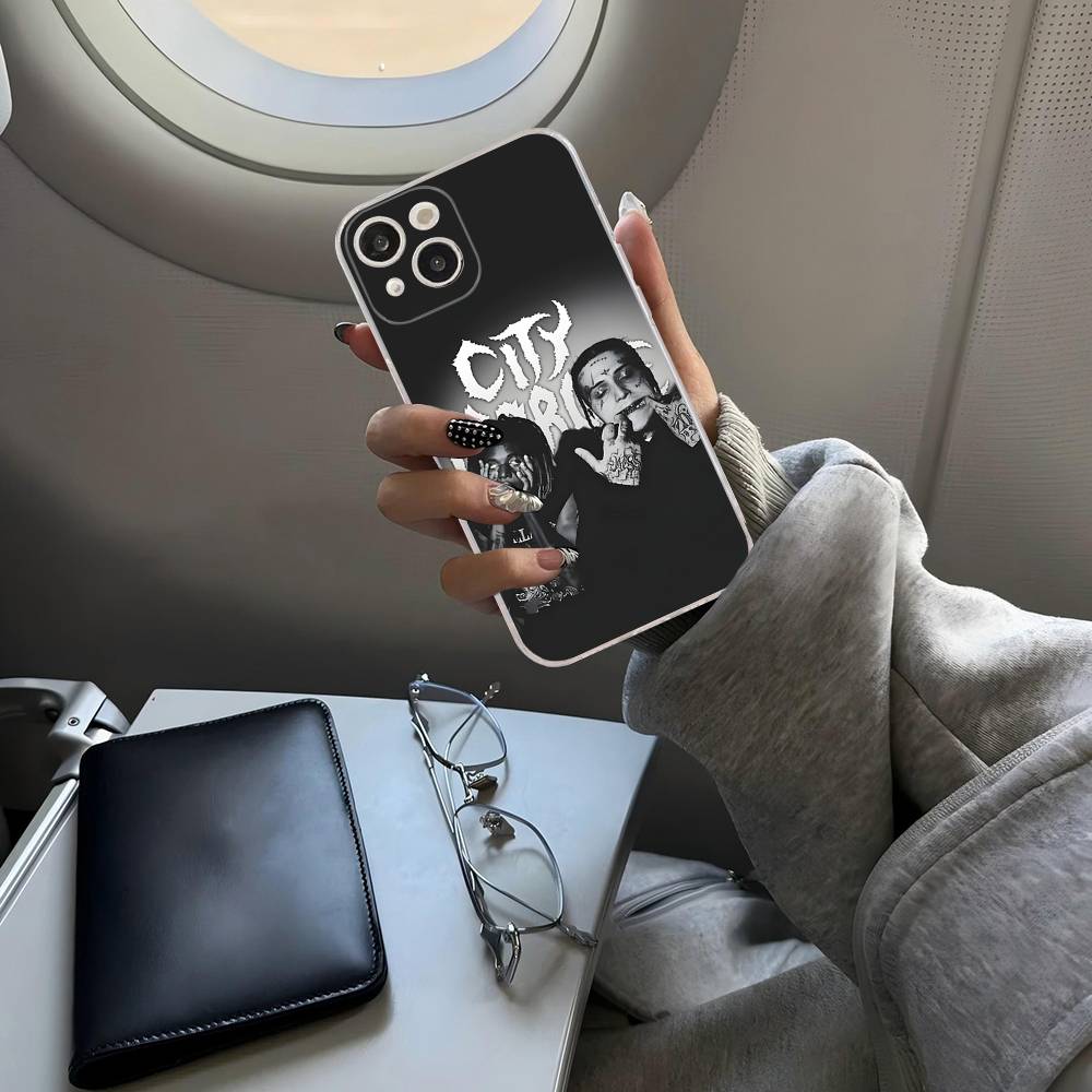 C-City M-Morgue Zillakami Phone Case For IPhone 11 13 16 12 17 14 15 Pro Max Plus Soft Clear Back Cover Coque