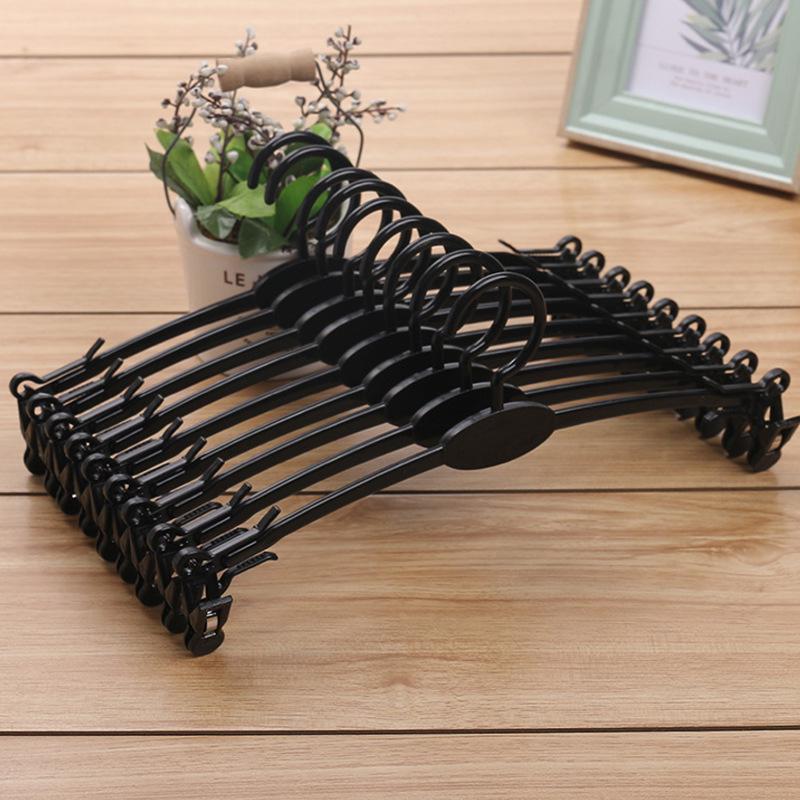 Soft Rubber Lingerie Hanger with Clips for Bras and Panties
