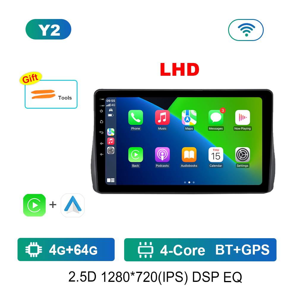 Android Car Radio Multimedia Video Player for Toyota Wish 2 2009 - 2017 GPS Navigation Left Hand Drvie DSP Stereo 4G WiFi