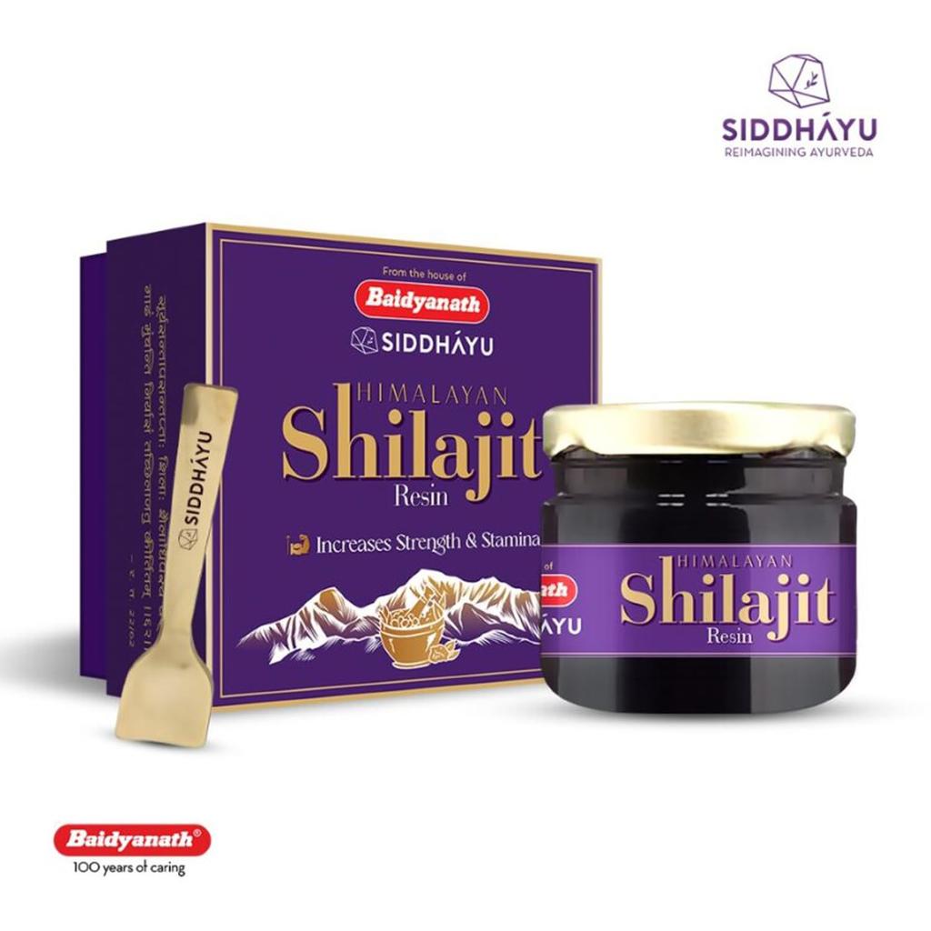Baidyanath Asli Ayurved Himalayan Shilajit Resin 20Gm Pack Of 1 For Energy Stamina Performance