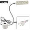 Industrial Led Light 1w 2w 3w Flexible Magnetic Work Light Portable Adsorbed Base Sewing Machine Eu/Us Plug Gooseneck Us Machine