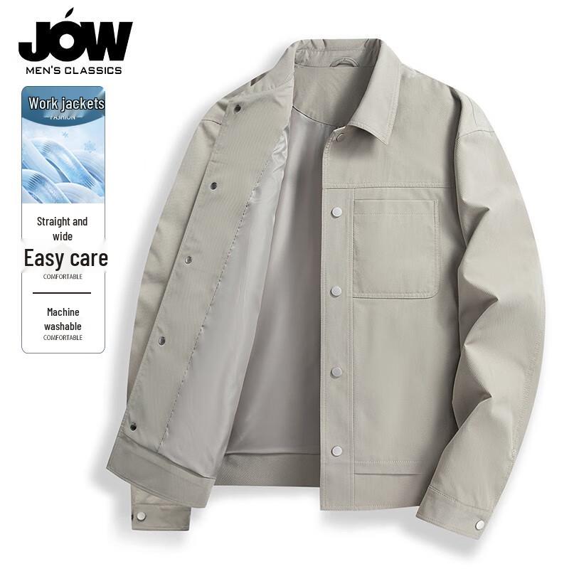 

JOW Men s 2025 Spring Versatile Workwear Lapel Jacket 3XL