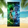 H-Hunter x Hunter Microfiber Beach Towel Quick Dry Sand Free Absorbent Pool Gym Sports Towel for Anime Fans Beach Accessories