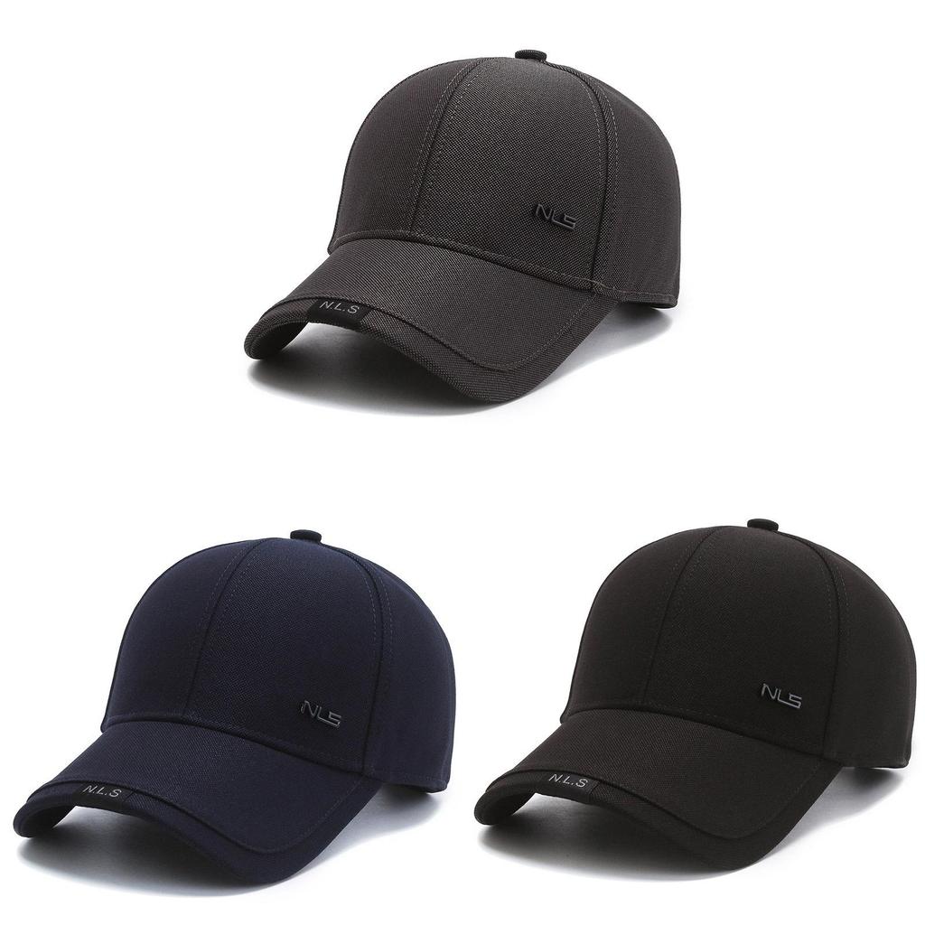 Casual Mens Adjustable Baseball Cap With Sunblock For Fall Winter Season