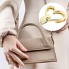 Heart Shape Bag Clasp Fashion Bag Closure Metal Bag Lock Clasp Turn Lock Buckles Hardware Bag Accessories for DIY Bag
