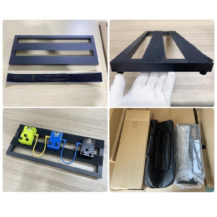 Stabile Praktische Effekte Halterung Metall Gitarren Effektpedal Board Rutschfeste Effekt Schiene Board Gitarren Zubehör Langlebig