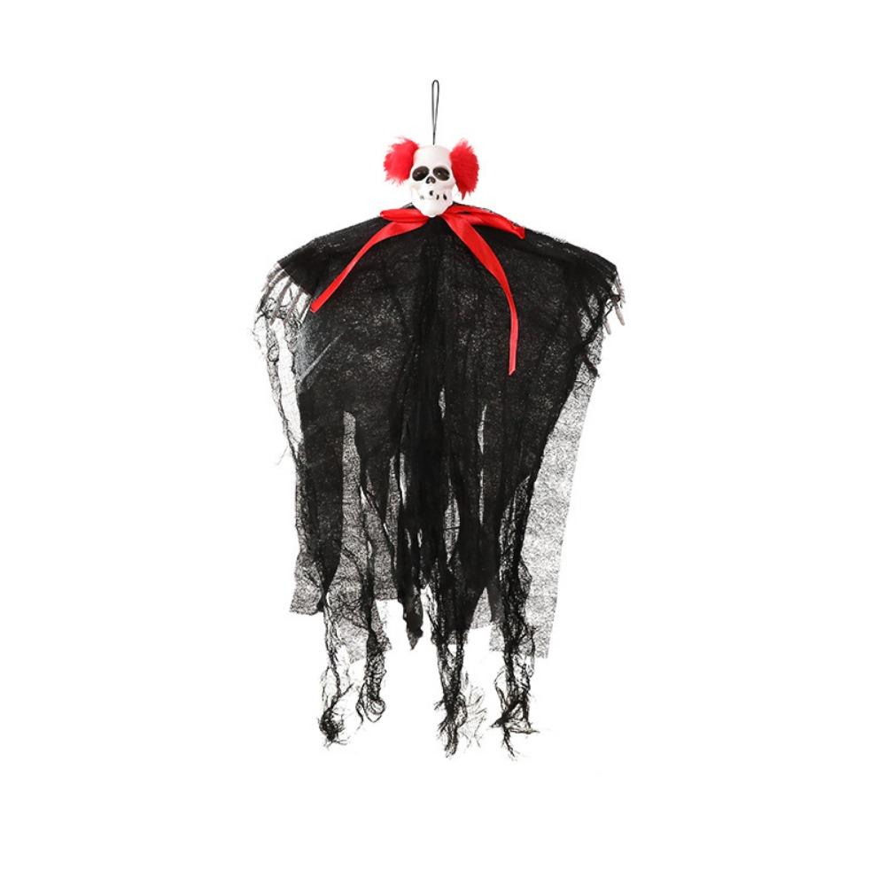Flying Skull Ghost Pendants Scary Halloween Decoration Hanging Ghost Ghosts Ornaments  Garden