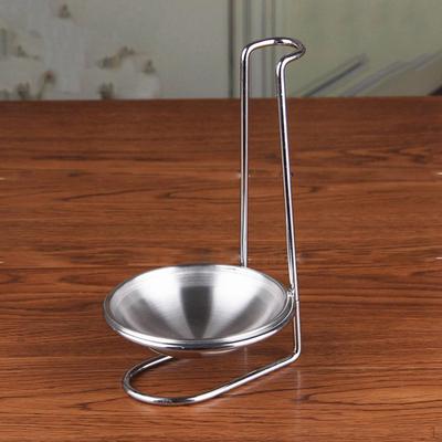 1pc Stainless Steel Double Ladle Holder Cooking Utensil