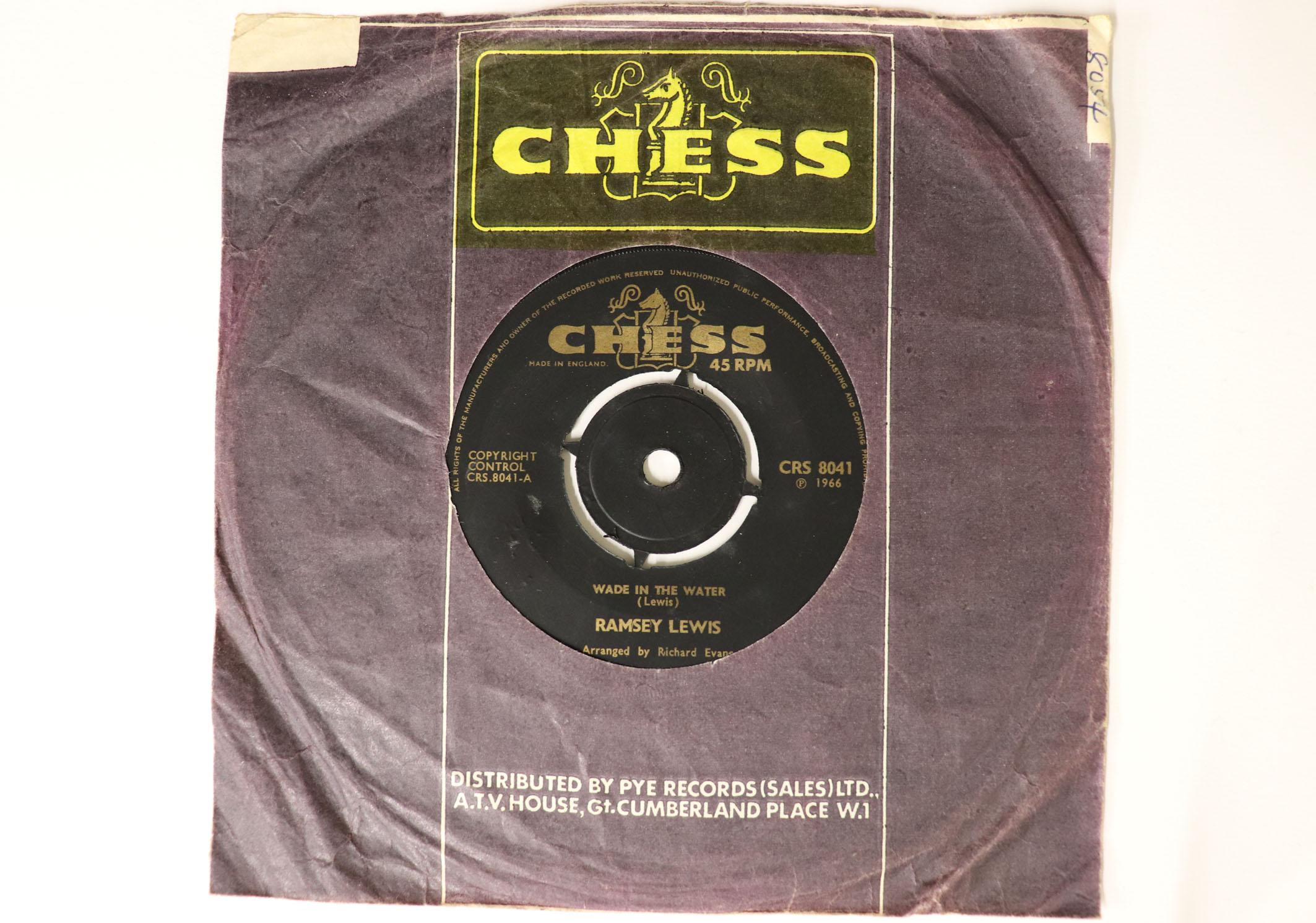 

7inch Record RAMSEY LEWIS Wade In The Water CRS8041 CHESS 1966 UK Jazz Used