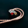 KBEAR 4 Core Copper Upgrade Earphones Cable With 2PIN/QDC/TFZ/MMCX Headphone Connector For KBEAR KS1 KZ ZSN PRO Gaming Headsets