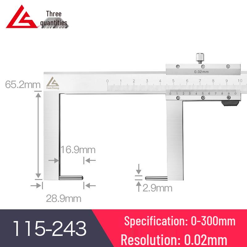 Stainless Steel Digital Vernier Caliper 10-150mm for Inner/Outer Groove Measurement
