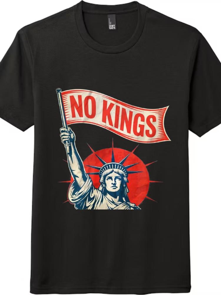 

NO KINGS Statue of Liberty Graphic T - Shirt XL