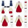 Spy×family Anya Forger Cosplay Costume Set For Adults And Kids Perfect For Halloween And Comic Con