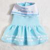 Summer clothes new pet navy collar clothes pet dog dog cat dress breathable comfortable factory