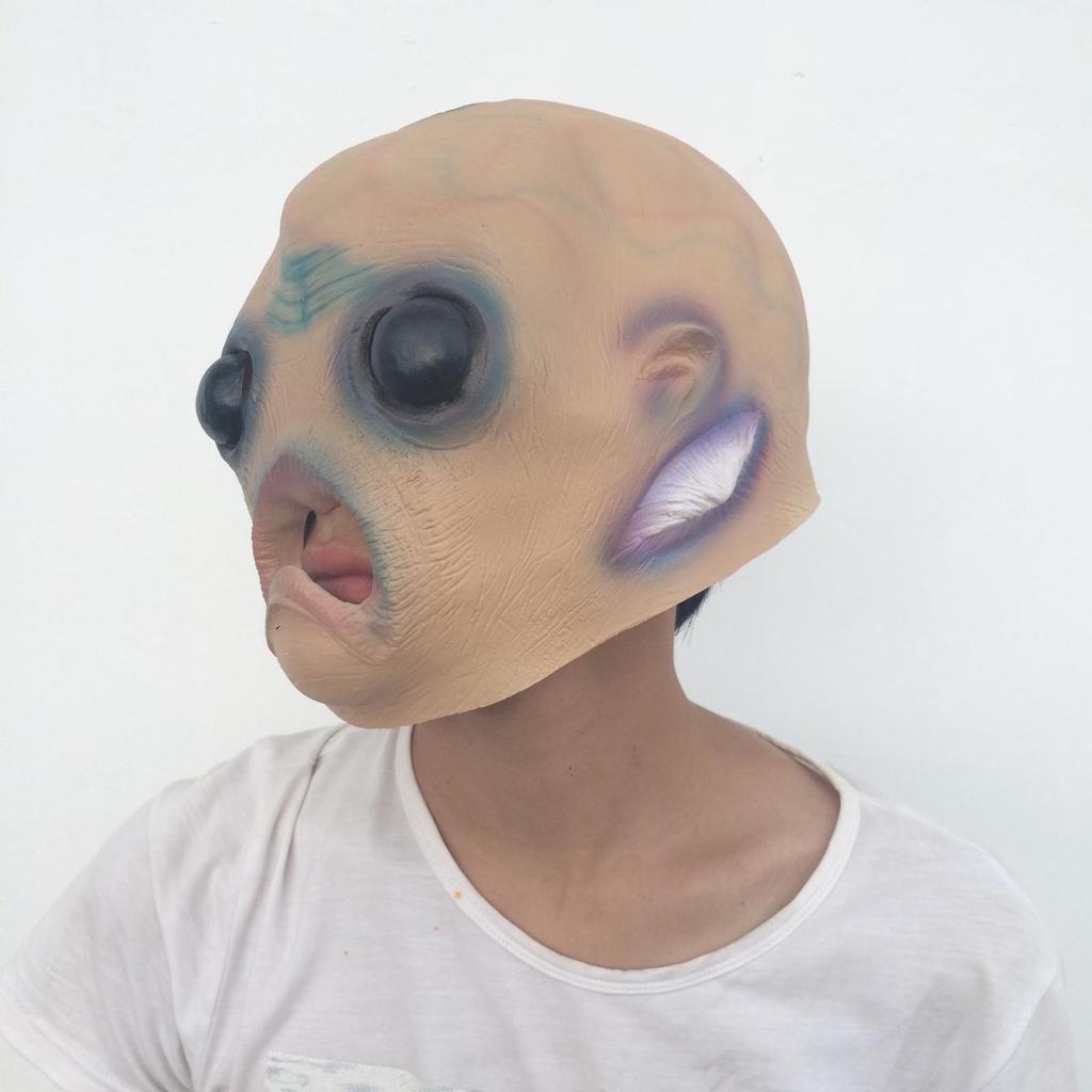Halloween mask New latex alien horror ghost mask UFO Sci-fi movie themed mask