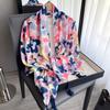 Beach Sunscreen Kerchief Luxury Design Square Scarves Women Popular  Hijab  The Four Seasons Headscarf