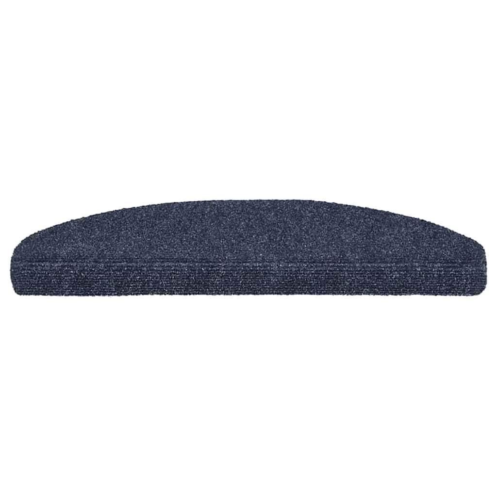 Self Adhesive Stair Treads 5 pcs 65 x 21 x 4 cm Blue Semi Circular Large