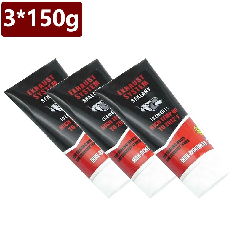 1PC High Temperature Sealant Car Exhaust Pipe Tailpipe Muffler Motorcycle Repair Auto Repair Tool Paste Glue Automotive Metal