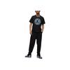 Jordan Essentials Retro Summer Logo Print Cotton Crew Neck Casual Short Sleeve T-Shirt Men Tops Black FN6007-010