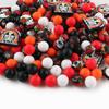 44 Pcs/Lot Mixed Style Silicone Beads Halloween Series Silicone Focal Bead Flower DIY Jewelry Handmade Accessories