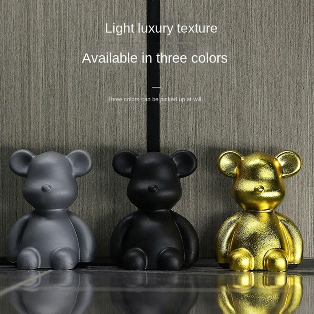 Magnetic Bear Door Stopper Punch-free Door Stop Cute Door Suction Household