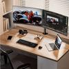 Monitor Desk Mount, Fully Adjustable Dual Monitor Arm for 2 Computer Screens Up To 27 Inch, Clamp Base Monitor Stand for Desk