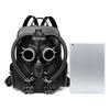 Halloween Gothic Ladies Backpack, Medieval Plague-Themed Skull Head Creative Schoolbag