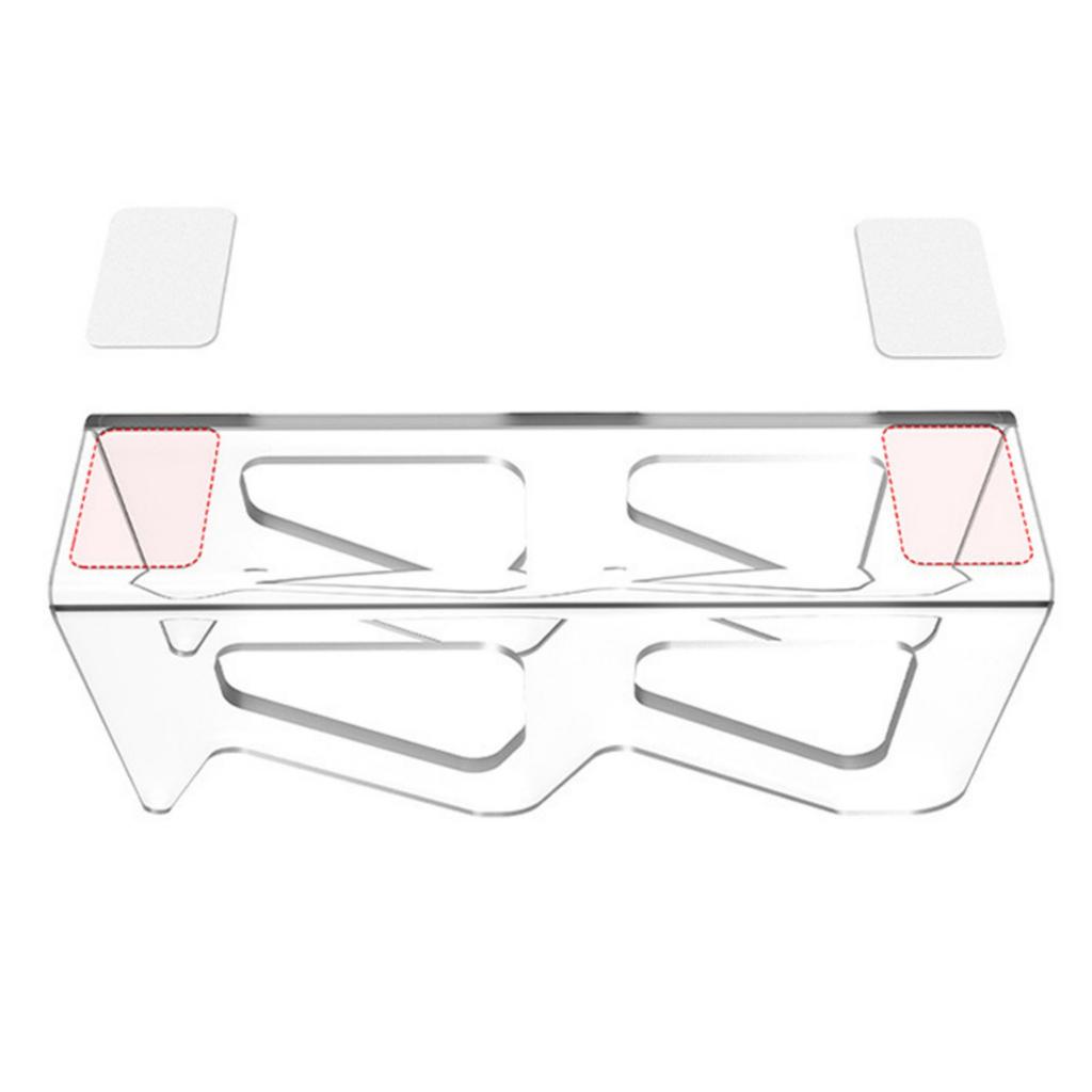 Klarer Gamepad-Ständer Halter Rack Stabile Basis Klarer Schreibtisch-Organizer Halter Ständer für P4/P5/XB
