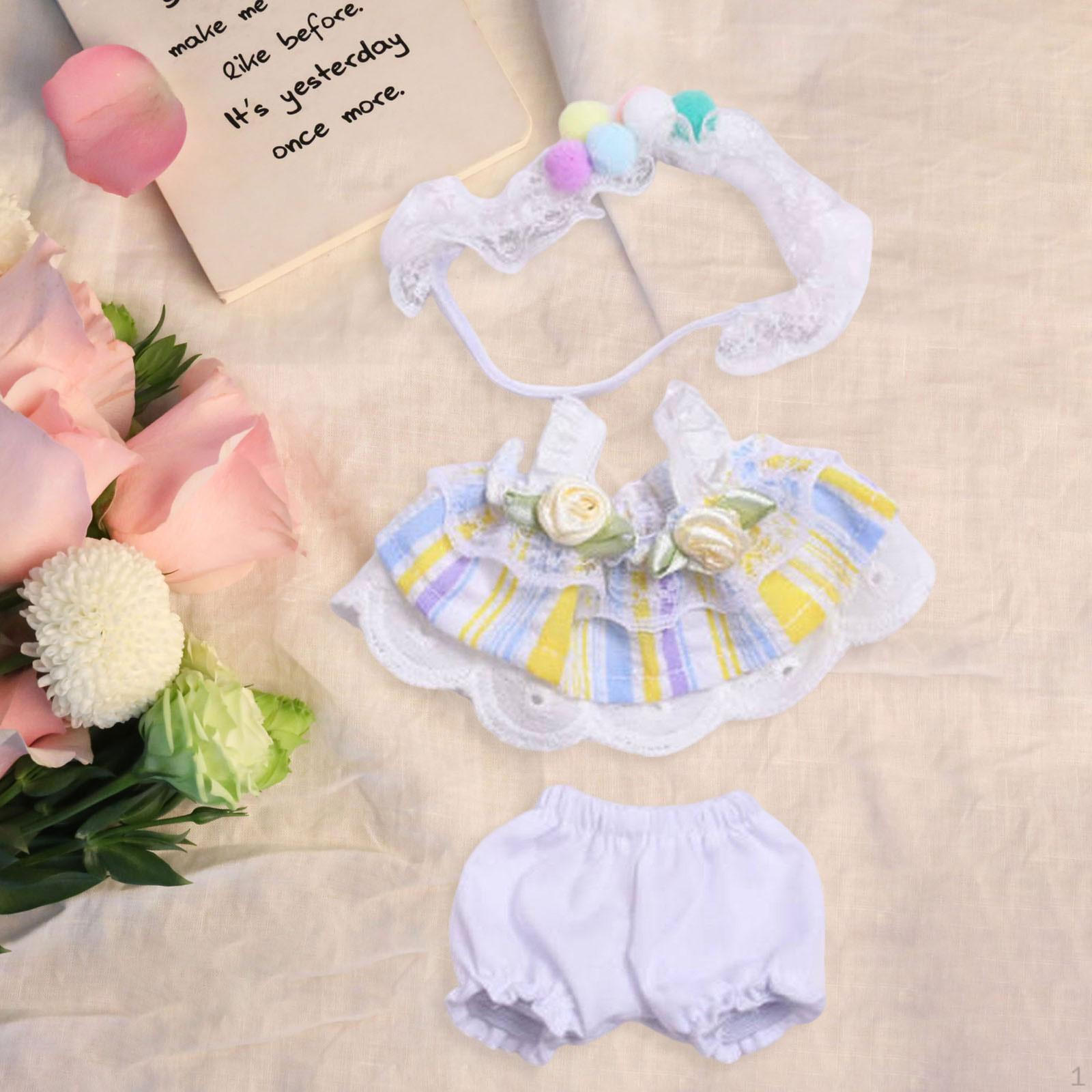 

Кукольный костюм для платья, сменная одежда для занятий хобби, аксессуар для костюма, одежда для жёлтый