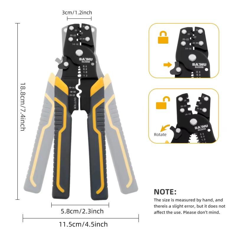 MultiFunction Wire Stripper Crimper Pliers Wire Cutter Wire Crimping Tool Cable Stripper Wiring Tools Multi-Function Hand Tool